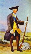 Francisco Jose de Goya Charles III in Hunting Costume oil painting reproduction